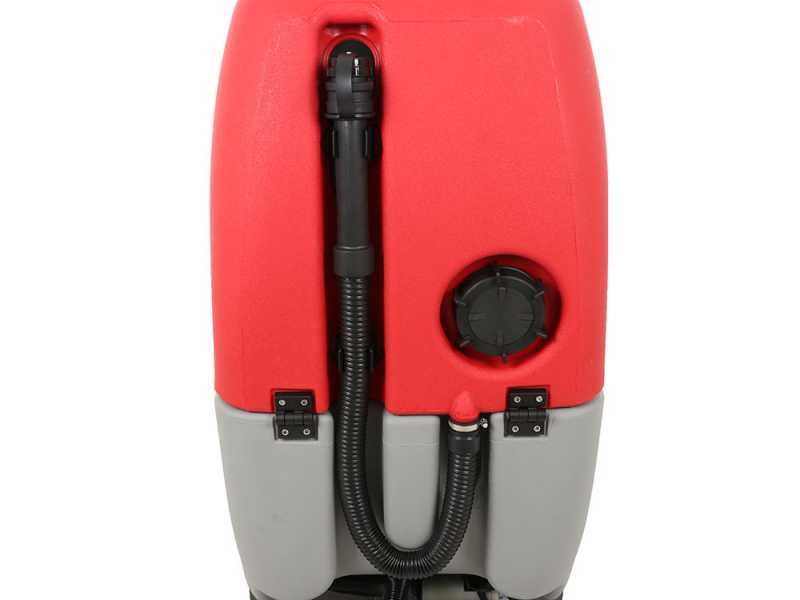 Lavapavimenti lavasciuga AgriEuro U.B. LP-550-B a batteria - Uomo a bordo - Larghezza di lavoro 550mm