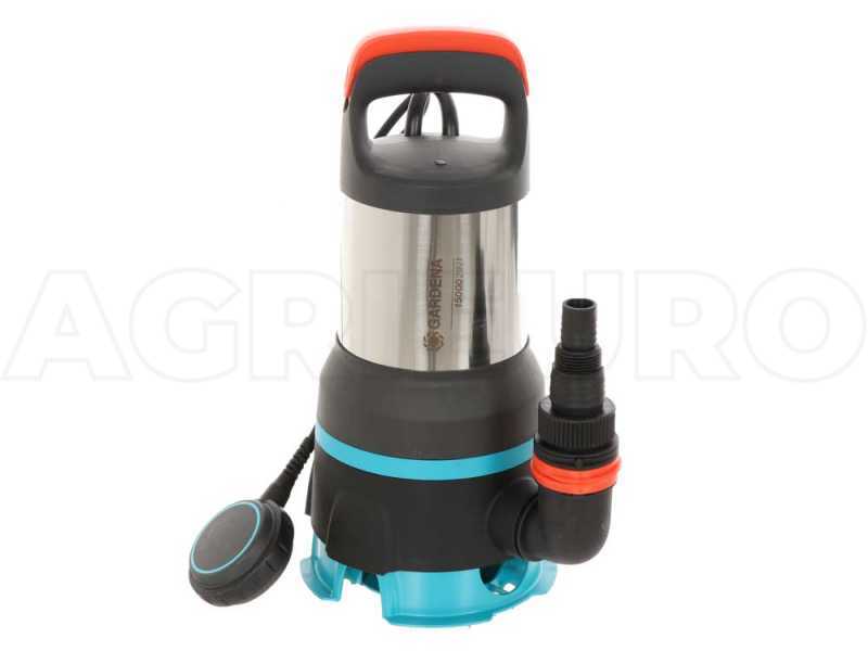Gardena 15000 - Pompa sommersa per acque sporche e pulite 2 in 1 - in acciaio INOX
