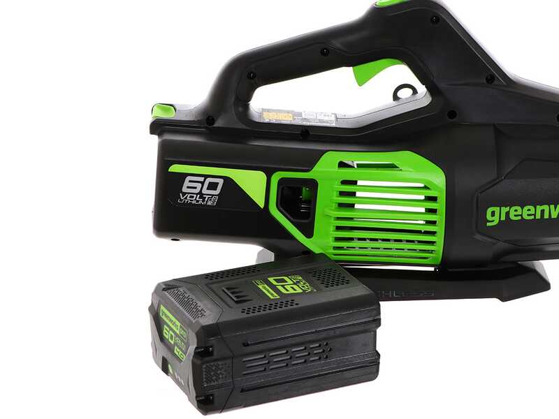 Greenworks GD60AB - Soffiatore assiale a batteria - SENZA BATTERIA E CARICABATTERIA