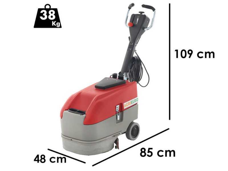 Lavapavimenti elettrica U.T. LP-350-E - 3 in 1: lava, asciuga e aspira