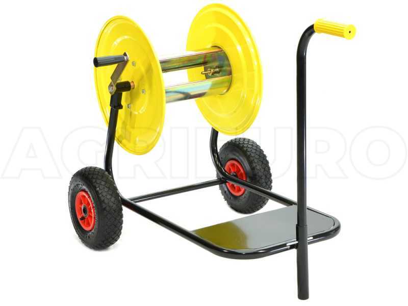 Avvolgitubo Maxi zincato con carrello - ad alta pressione 250mt