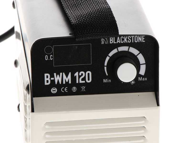 Saldatrice inverter a elettrodo a corrente continua Blackstone B-WM 120  - 120 A - con Kit MMA