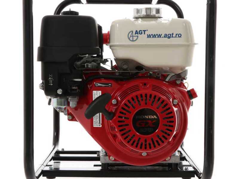 AGT 3&quot; GX270 - Motopompa a scoppio alta prevalenza - Raccordi 80/65/2x40 mm