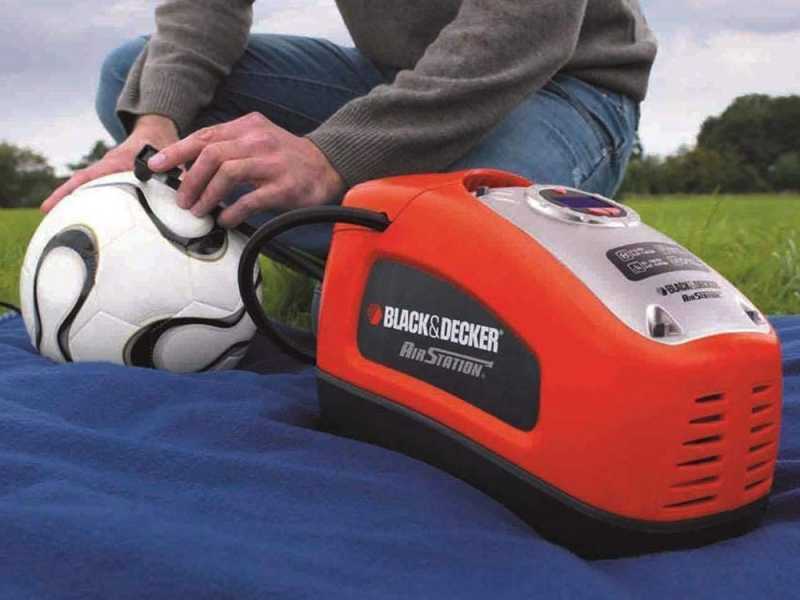 Black &amp; Decker ASI300-QS - Compressore aria elettrico monofase, oil-less - Max 11 bar
