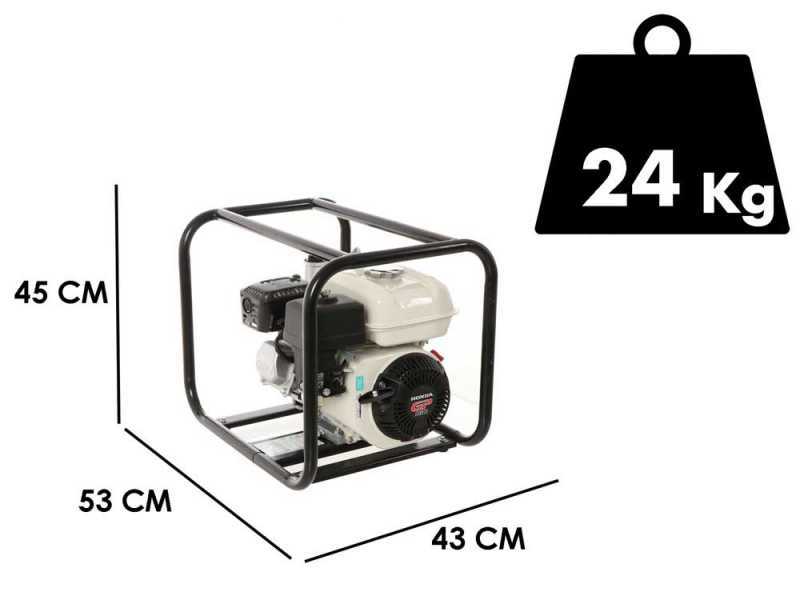 AGT 2&quot; GP160 - Motopompa a scoppio da irrigazione - Raccordi da 50 mm