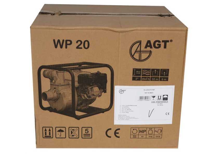 AGT 2&quot; GX160 - Motopompa a scoppio da irrigazione - Raccordi da 50 mm