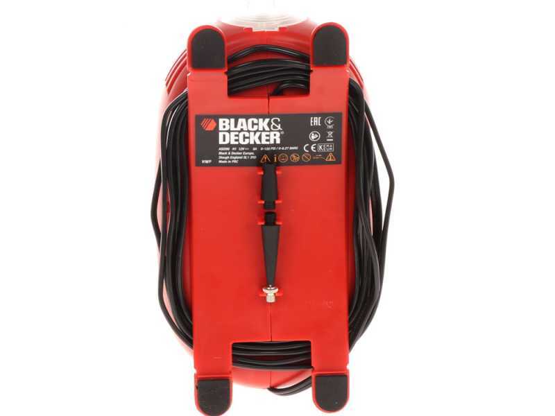 Black &amp; Decker ASI200-XJ - Compressore aria elettrico portatile monofase, oil-less - Max 8 bar