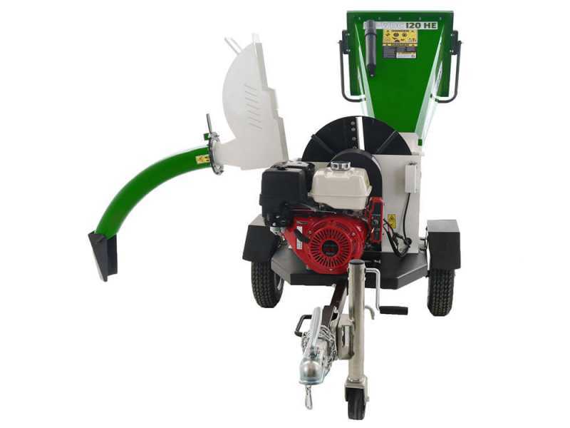 GreenBay GB-WDC 120 HE - Biotrituratore a scoppio professionale - Motore Honda GX390