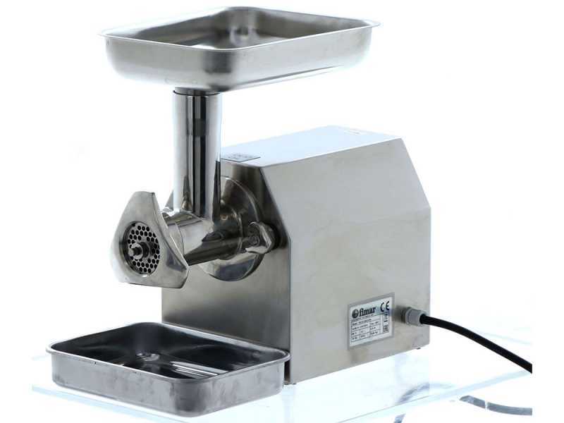 Fimar TC12C - Tritacarne elettrico - 400 V - 1 HP - Gruppo macinazione in INOX - Senza inversione di marcia