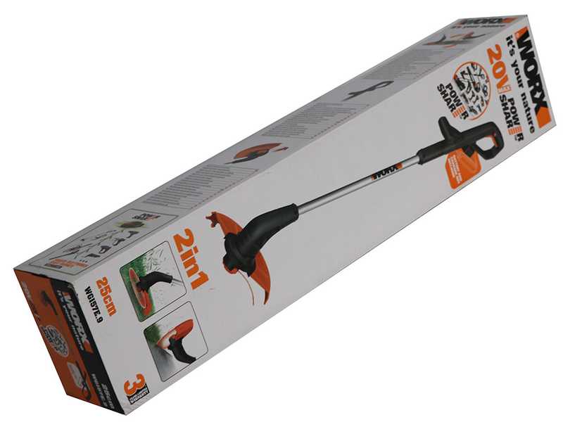 WORX WG157E.9 - Tagliabordi a batteria - SENZA BATTERIA E CARICABATTERIA