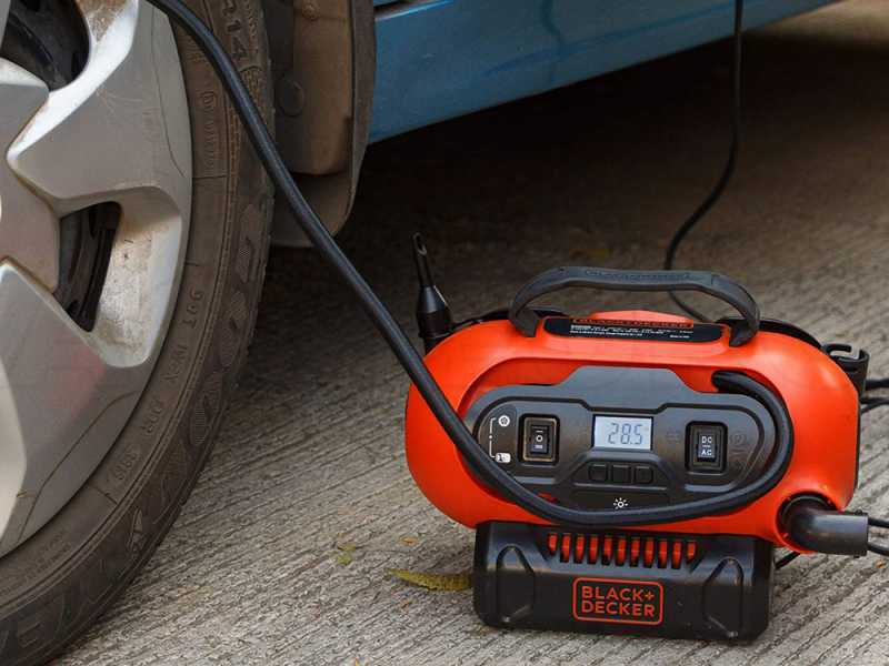 Black &amp; Decker BDCINF18N-QS - Compressore aria elettrico portatile monofase, oil-less - Max 11 bar