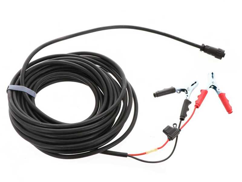 Castellari Vertigo Carbon L 12V - Abbacchiatore elettrico a batteria tipo auto con cavo in dotazione - Asta telescopica 240/320 cm