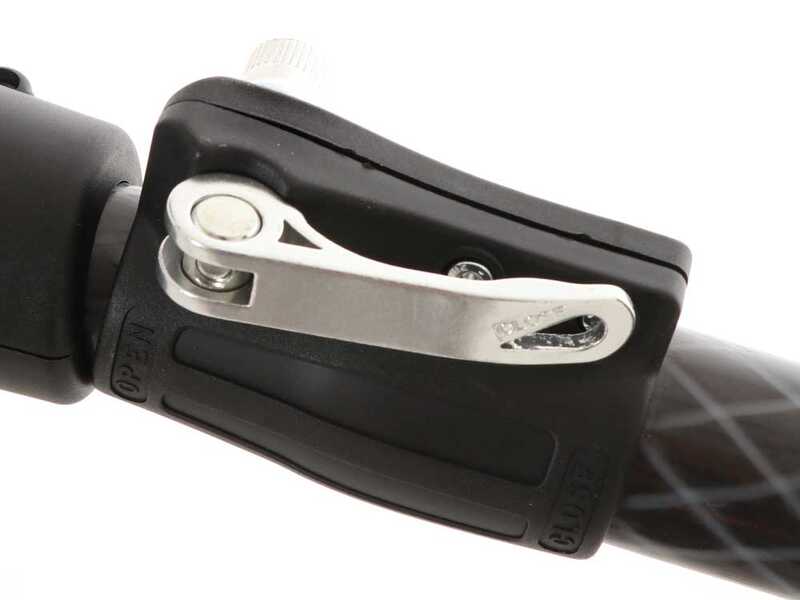 Castellari Vertigo Carbon L 12V - Abbacchiatore elettrico a batteria tipo auto con cavo in dotazione - Asta telescopica 240/320 cm