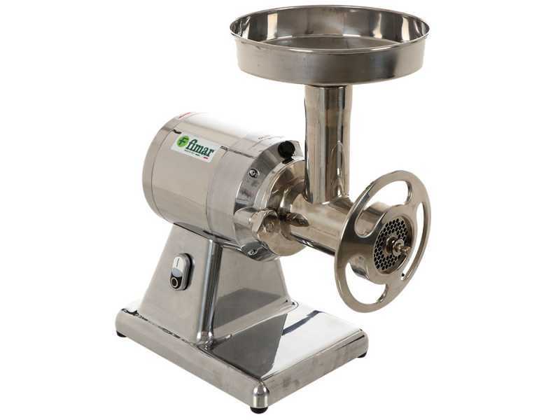 Fimar TC22TE - Tritacarne elettrico - 400 V - 1.5 HP - Gruppo macinazione in INOX - Senza inversione di marcia