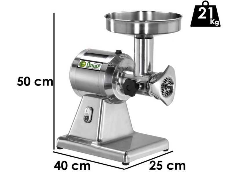 Fimar TC12S - Tritacarne elettrico - Gruppo macinazione in Inox - 400V