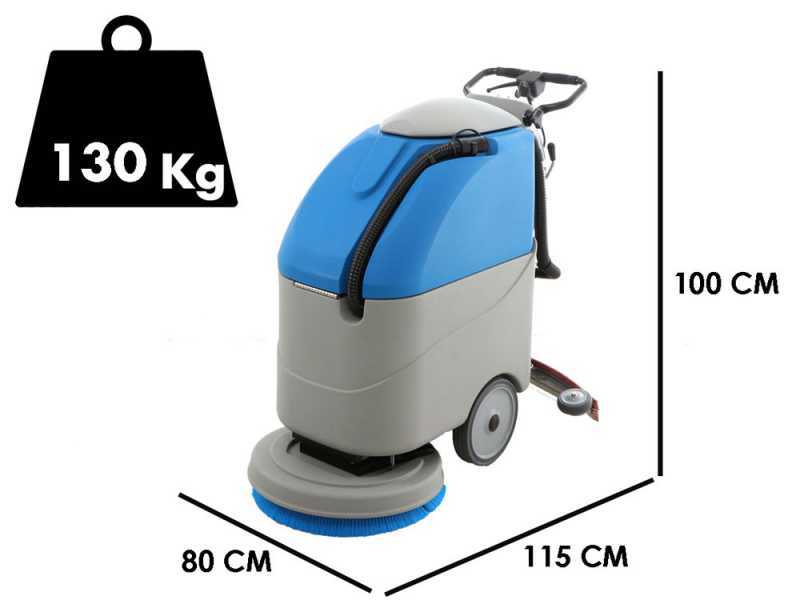 Fiorentini U.T. ECO20B - Lavapavimenti a batteria - 3 in 1: lava, asciuga e aspira