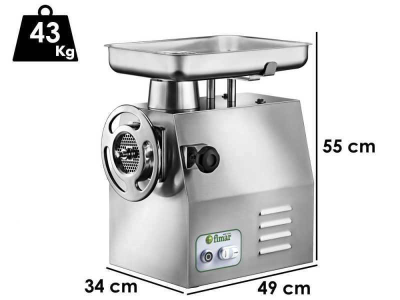 Fimar TC32RS - Tritacarne elettrico - 400 V - 3 HP - Gruppo macinazione in INOX - Con inversione di marcia