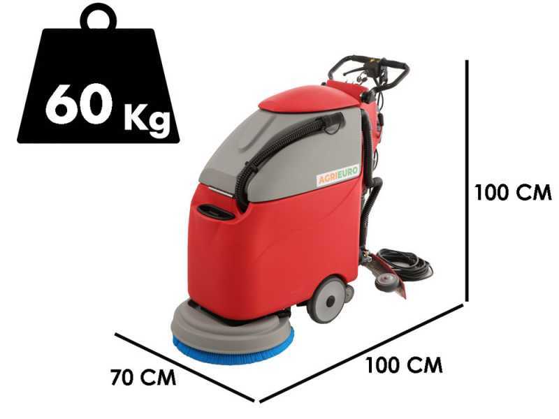 Lavapavimenti elettrica U.T. LP-450-E - 3 in 1: lava, asciuga e aspira