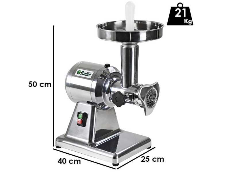 Fimar TC12B - Tritacarne elettrico - Gruppo di macinazione in Inox - 230V