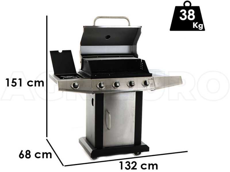 Royal Food RF-GB SS Luxury - Barbecue a gas - 4+1