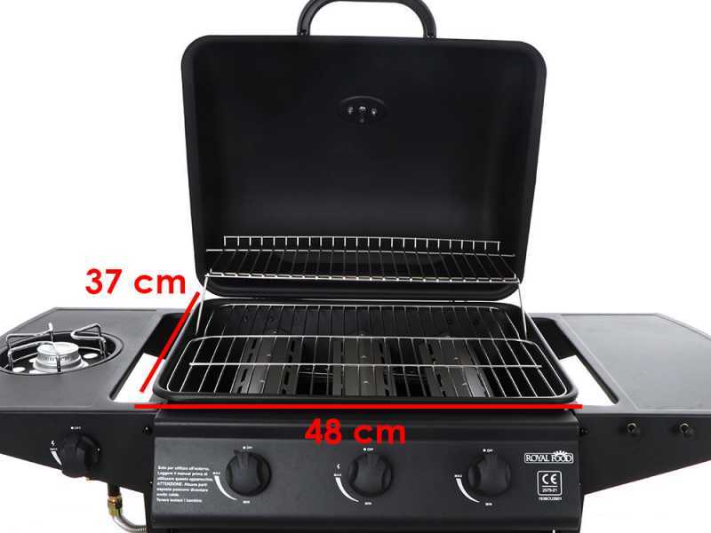 Royal Food RF-GB BPC - Barbecue a gas - 3+1