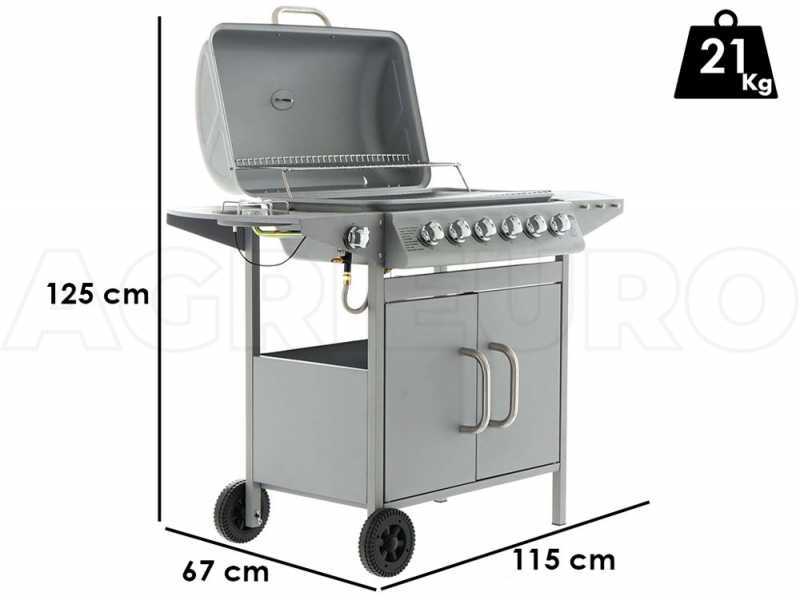 Royal Food RF-GB SPC - Barbecue a gas - 6+1