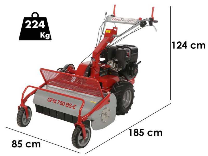GeoTech-Pro GFM 760 BS-E - Trinciaerba professionale a martelli - B&amp;S XR2100