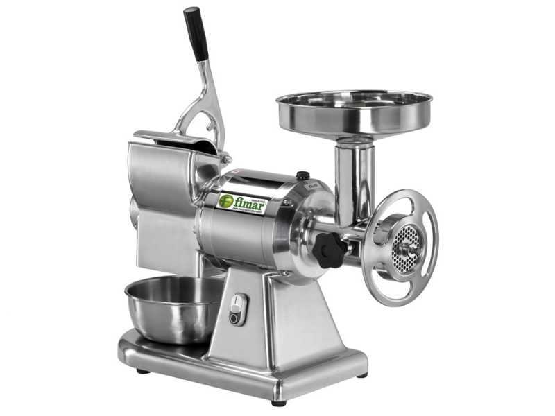 Fimar TC22T - Tritacarne elettrico - Con grattugia integrata - Gruppo macinazione in Inox - 400V