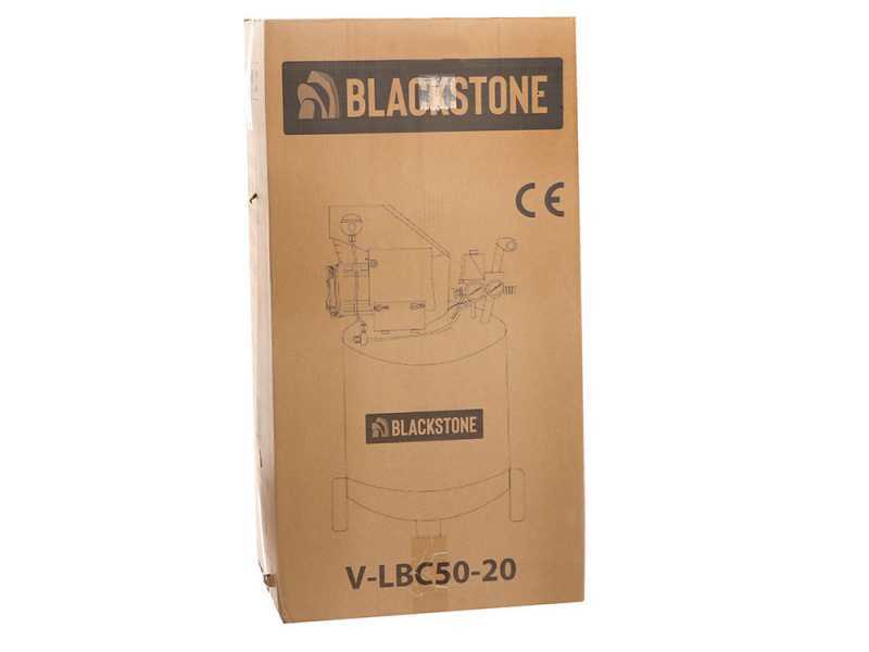 BlackStone V-LBC 50-20 - Compressore aria elettrico - Serbatoio 50 litri - Pressione 8 bar