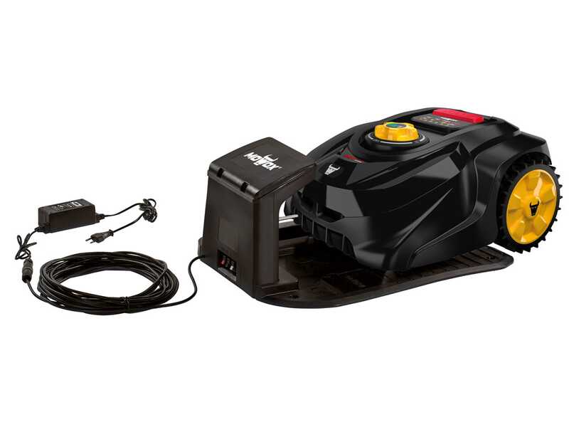 OUTLET - UTILIZZATO PER PROVA - Robot rasaerba Mowox RM 30 Li - tosaerba con cavo perimetrale - batteria al litio 28V 2Ah