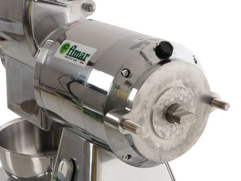Fimar TC22AE - Tritacarne elettrico - Con grattugia integrata - 230 V - 1.5 HP - Gruppo macinazione in INOX - Senza inversione di marcia