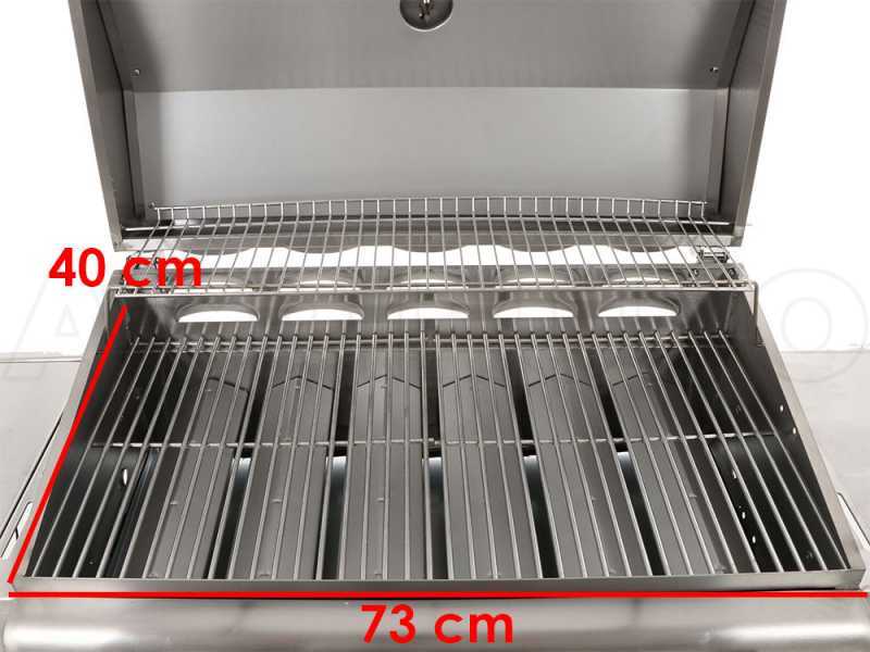 Royal Food RF-GB SS-Plus - Barbecue a gas - 6+1 INOX