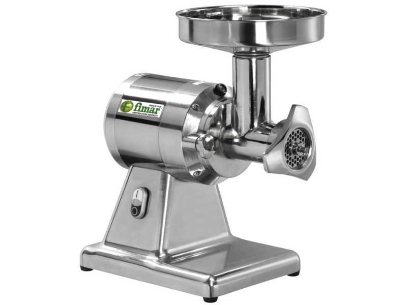 Fimar TC12TS - Tritacarne elettrico - Corpo in alluminio - Gruppo di macinazione in alluminio - 230V