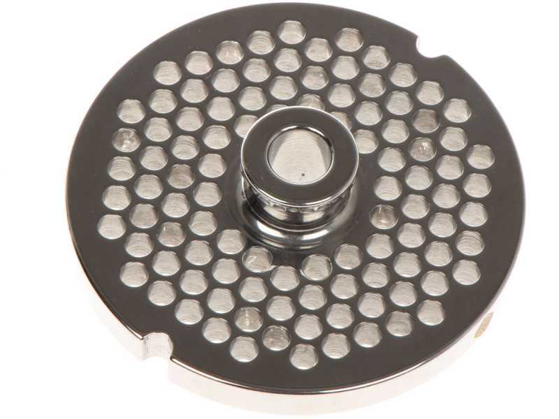 Trafila per tritacarne N.22 - fori da &Oslash; 6  - diametro trafila 82 mm