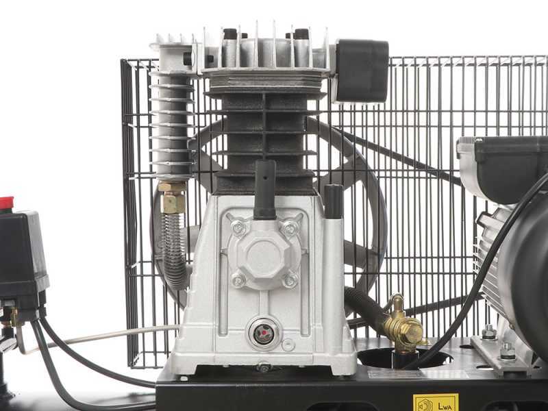 BlackStone B-LBC 100-20 - Compressore aria elettrico a cinghia - Motore 2 HP - 100 lt