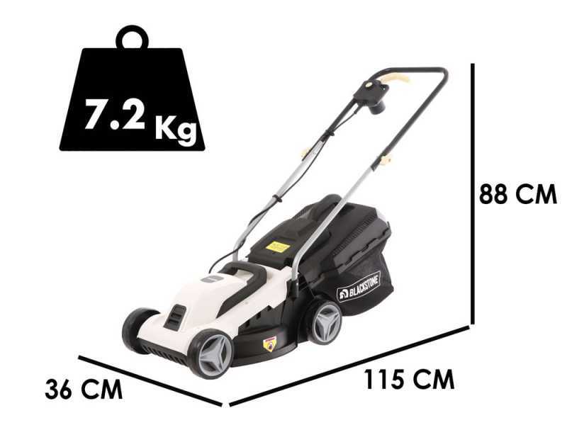 BlackStone B-ELM 33 - Tagliaerba elettrico - 1300 W - Taglio 33 cm