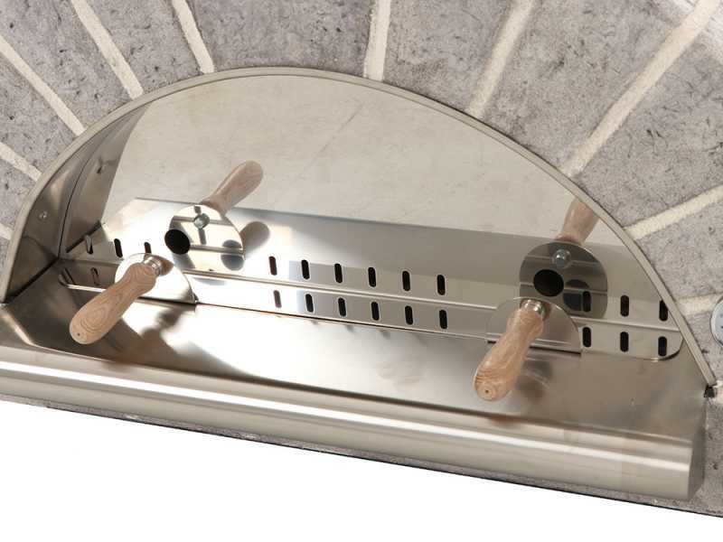 Forno a legna per pizza da esterno Family Stone Grigio - 4 pizze