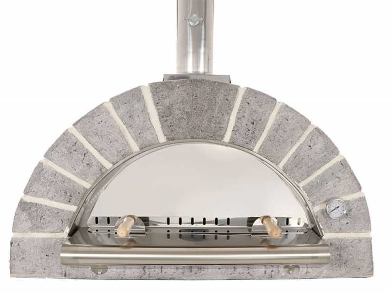 Forno a legna per pizza da esterno Family Stone Grigio - 4 pizze