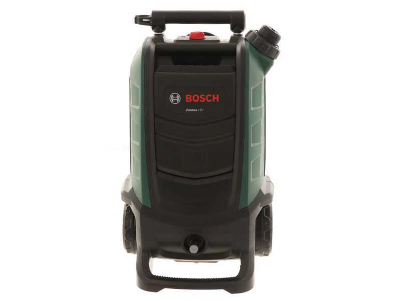 Idropulitrice a batteria BOSCH Fontus GEN 2 - 20 bar - compatta - serbatoio 15 l - 18V - SENZA BATTERIA E CARICABATTERIE