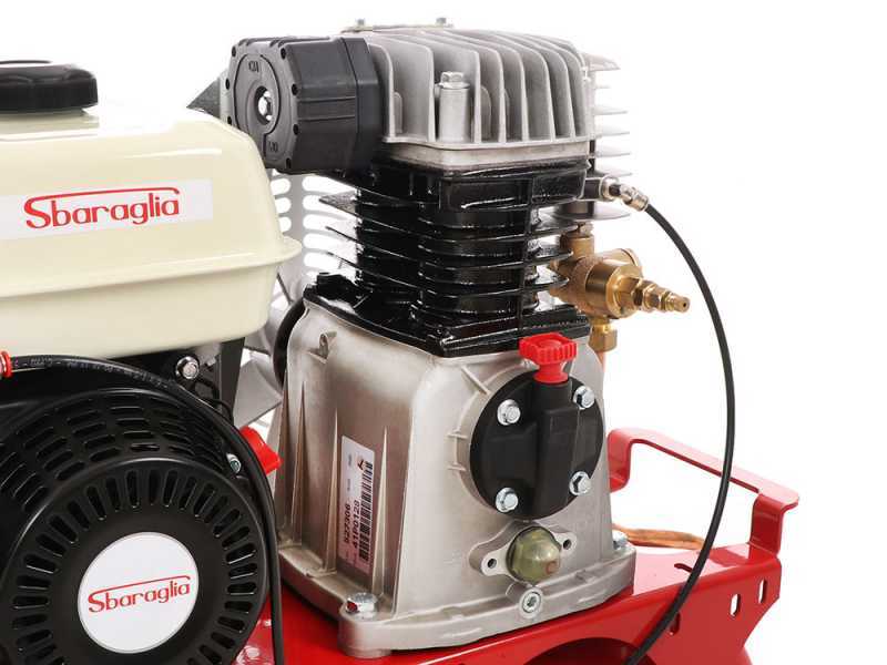 Motocompressore a scoppio Krisone 580 con motore Sbaraglia - 6,5HP