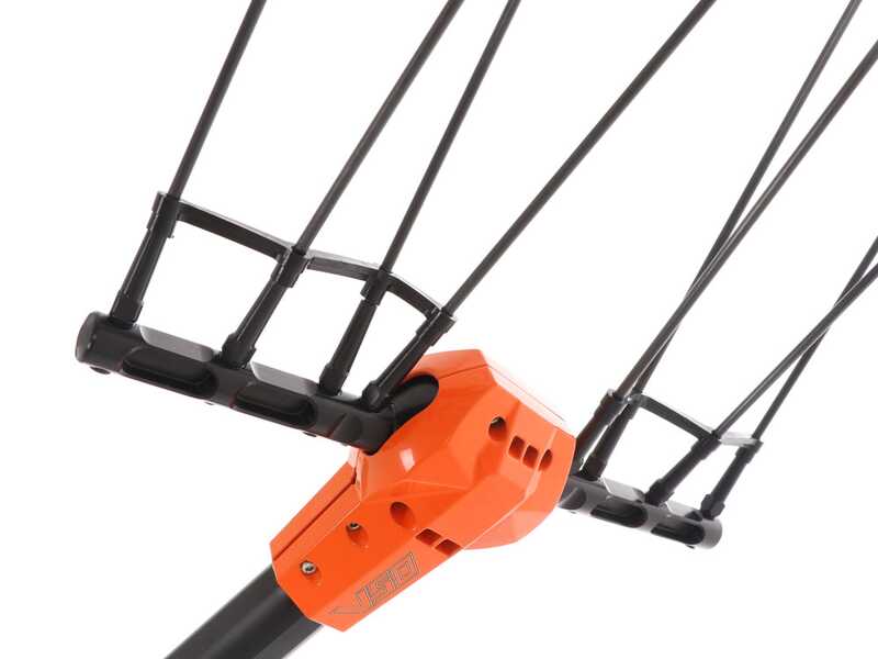 Jolly Italia V50X - Abbacchiatore elettrico a batteria - 36V - Asta fissa da 2,3 mt e prolunga Step-Up