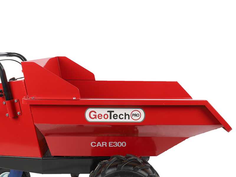 GeoTech-Pro Mini Dumper Car E300 - Motocarriola a batteria 48V 15Ah