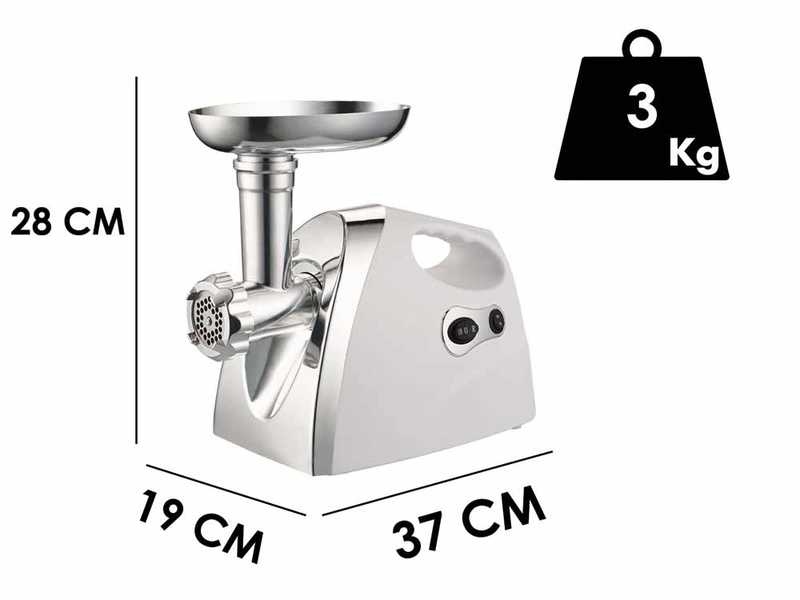 RGV Duetto Plus - Tritacarne multifunzione - Passapomodoro - Grattugia
