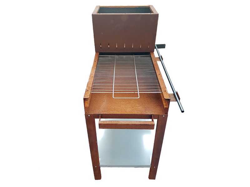 Flipper 50 - Barbecue a legna e carbone in corten
