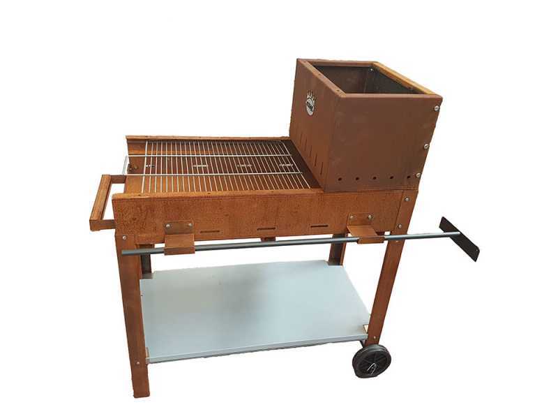 Flipper 50 - Barbecue a legna e carbone in corten