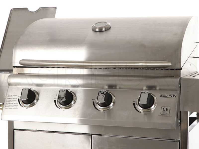 Royal Food RF-GB SS-Plus - Barbecue a gas - 4+1 INOX