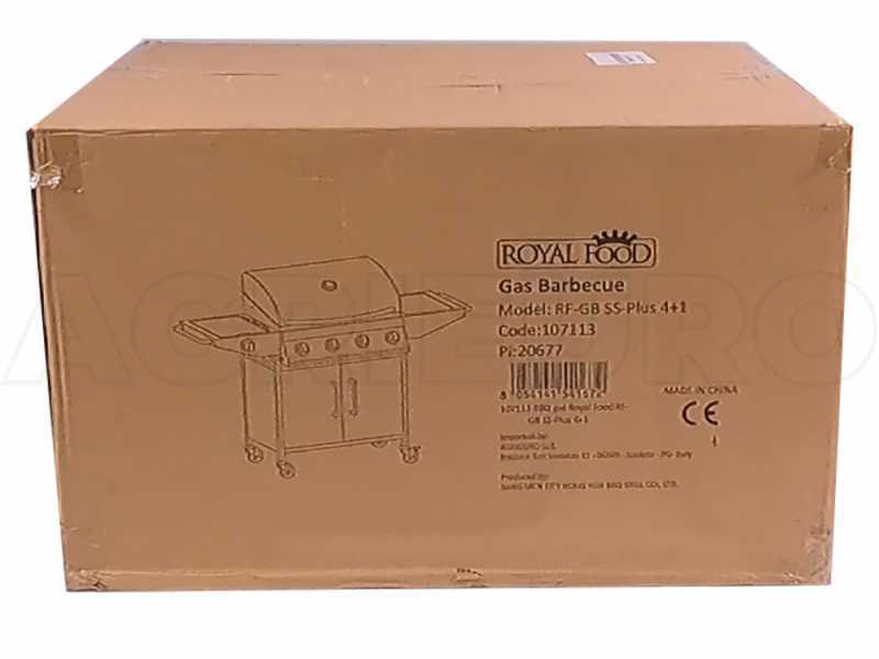 Royal Food RF-GB SS-Plus - Barbecue a gas - 4+1 INOX