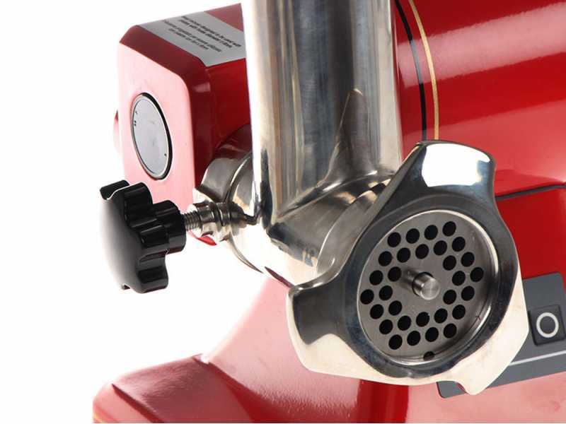 Fama TS8R Retr&ograve; - Tritacarne elettrico - Corpo in alluminio - Gruppo di macinazione in Inox - 230V