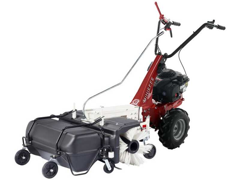 Eurosystems Minieffe - Motospazzatrice multifunzione - Raccoglitore frontale