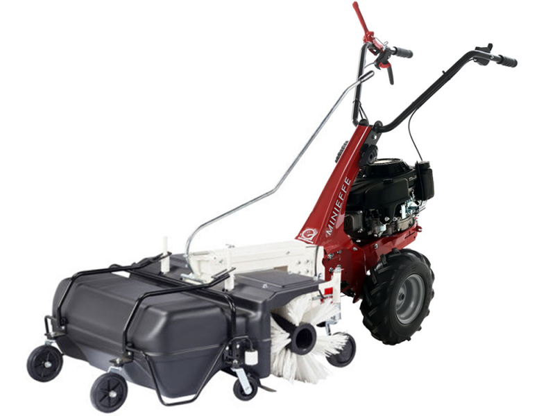 Eurosystems Minieffe - Motospazzatrice con cesto con motore Loncin 196 OHV